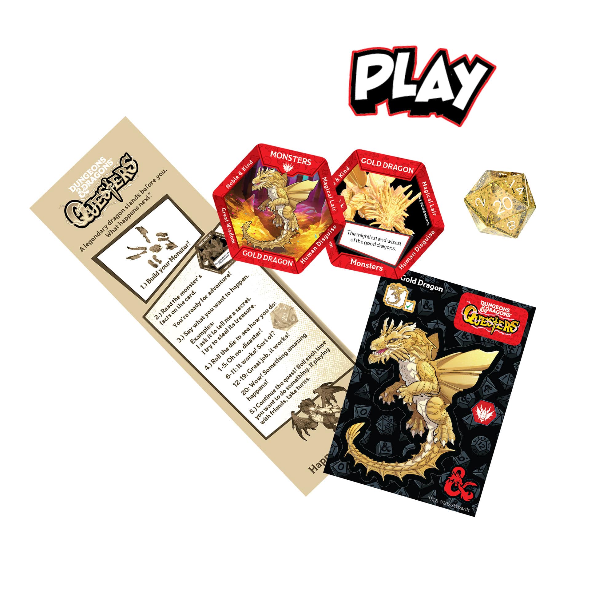 DnD Questers - Monsters - Gold Dragon