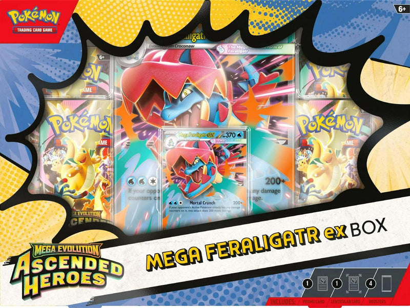 Pokémon - Ascended Heroes - Mega Feraligatr ex Box
