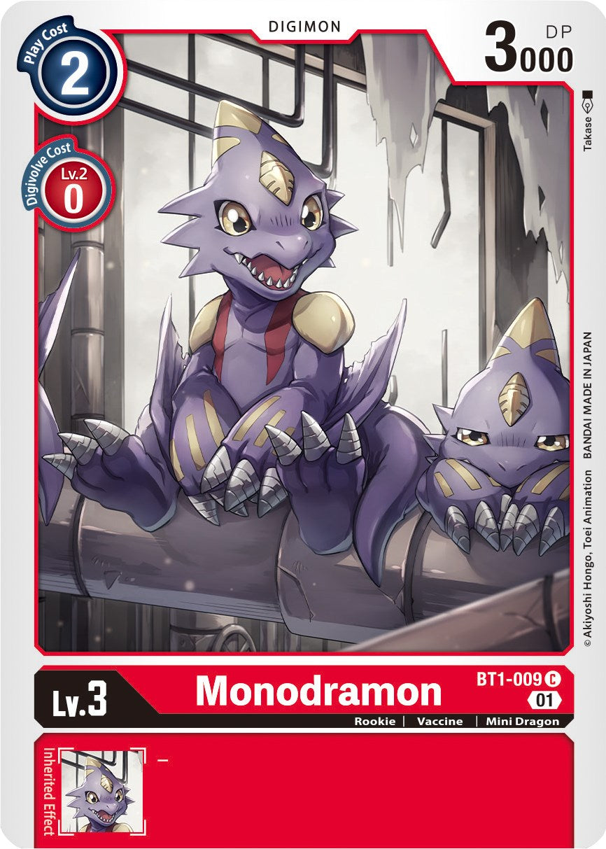 Monodramon - BT1-009 (Alternate Art)