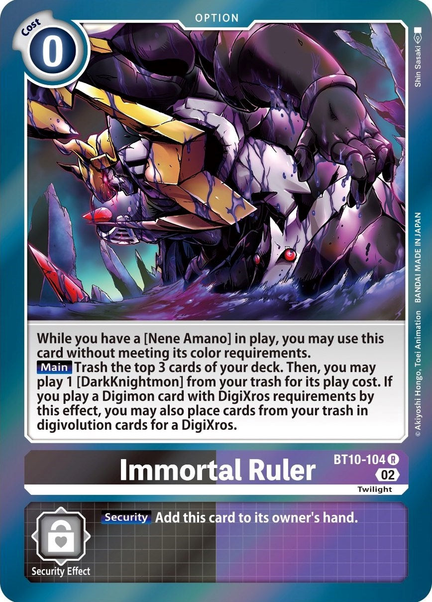 Immortal Ruler