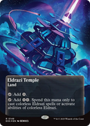 Eldrazi Temple (0149) (Borderless) (Galaxy Foil) [Edge of Eternities: Stellar Sights]