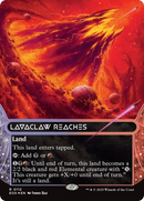 Lavaclaw Reaches (0112) (Borderless) (Galaxy Foil) [Edge of Eternities: Stellar Sights]