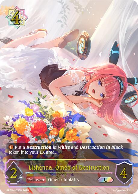Lishenna, Omen of Destruction (BP05-U03EN) [Omens Eternal]