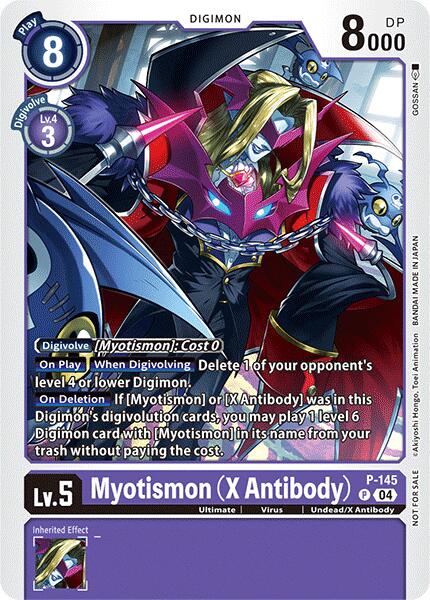 Myotismon (X Antibody) - P-145 (Store Tournament 2024 Jul. - Sep. Participation Pack)