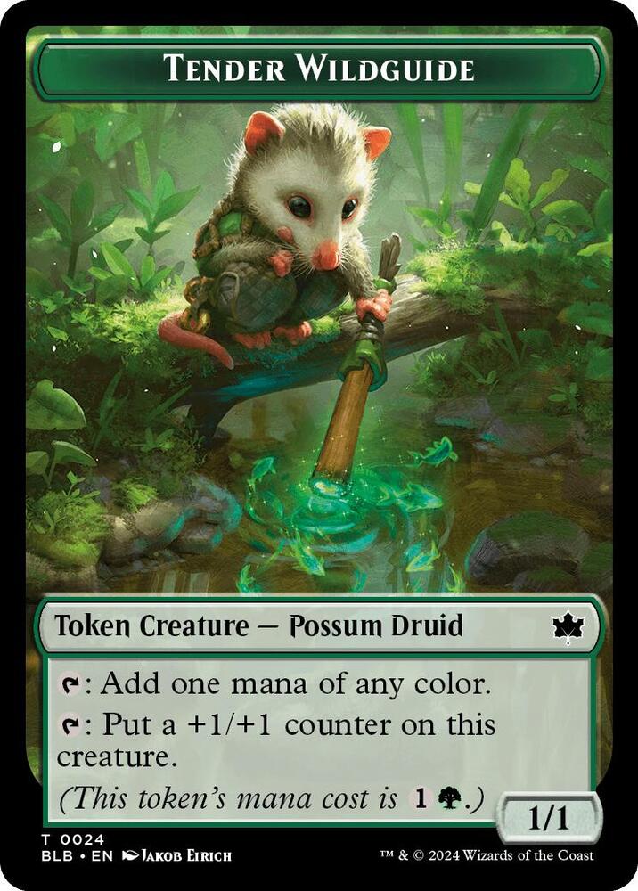 Fish // Tender Wildguide Double-Sided Token (Back)