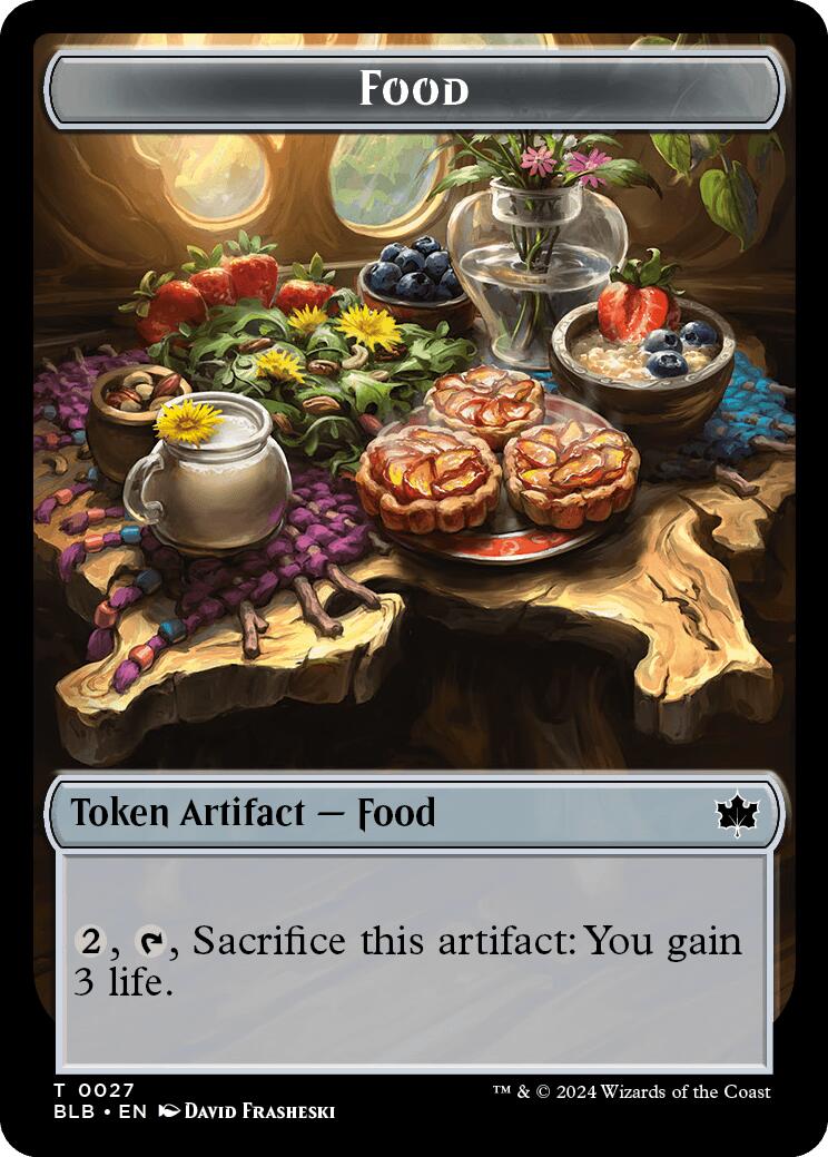 Food // Coruscation Mage Double-Sided Token