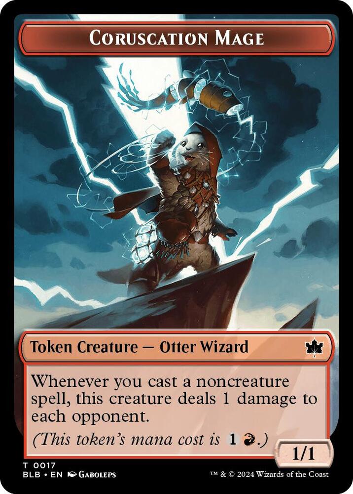 Food // Coruscation Mage Double-Sided Token (Back)