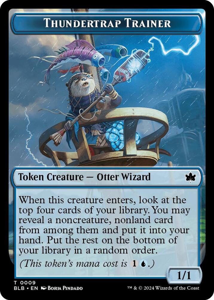 Snail // Thundertrap Trainer Double-Sided Token (Back)