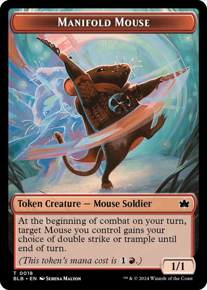 Sword // Manifold Mouse Double-Sided Token (Back)