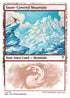 Snow-Covered Mountain (White Border)