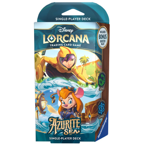 Disney Lorcana - Azurite Sea - Starter Deck (Emerald & Sapphire)