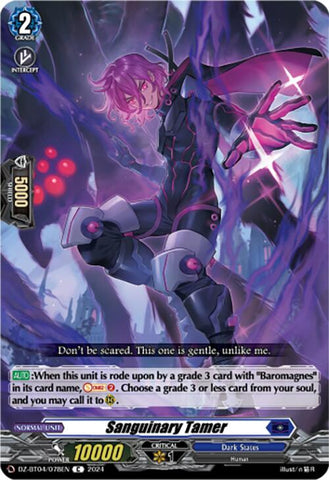 Sanguinary Tamer (DZ-BT04/078EN) [DZ-BT04: Destined Showdown]