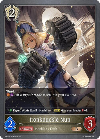Ironknuckle Nun (BP07-097EN) [BP07: Verdant Steel]
