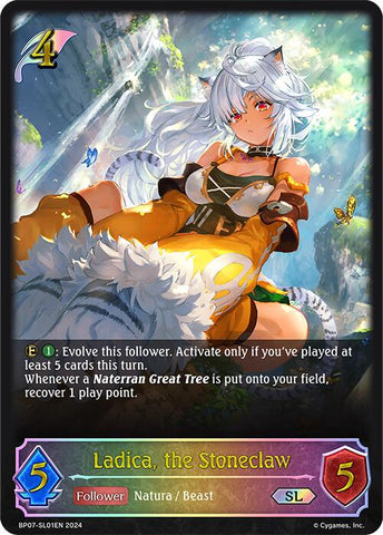 Ladica, the Stoneclaw (BP07-SL01EN) [BP07: Verdant Steel]