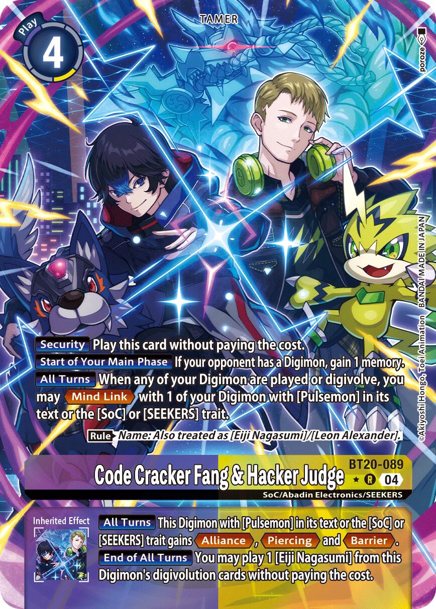 Code Cracker Fang & Hacker Judge (Alternate Art)