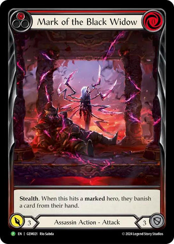 Mark of the Black Widow [GEM021] (GEM Pack 1)  Rainbow Foil