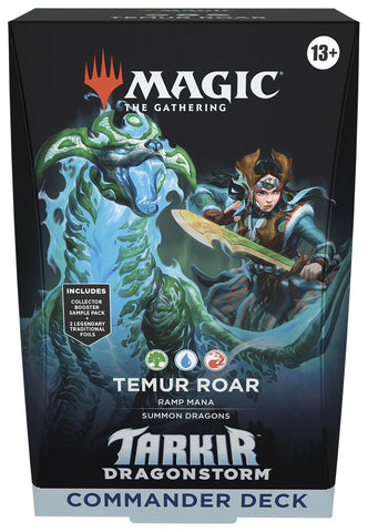Magic The Gathering - Tarkir Dragonstorm Temur Roar - Commander Deck