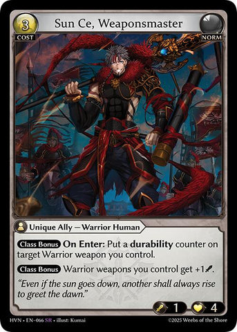 Sun Ce, Weaponsmaster (066) [Abyssal Heaven]