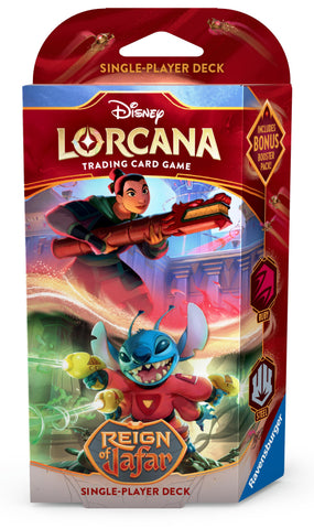 Disney Lorcana - Reign of Jafar - Starter Deck (Ruby & Steel)