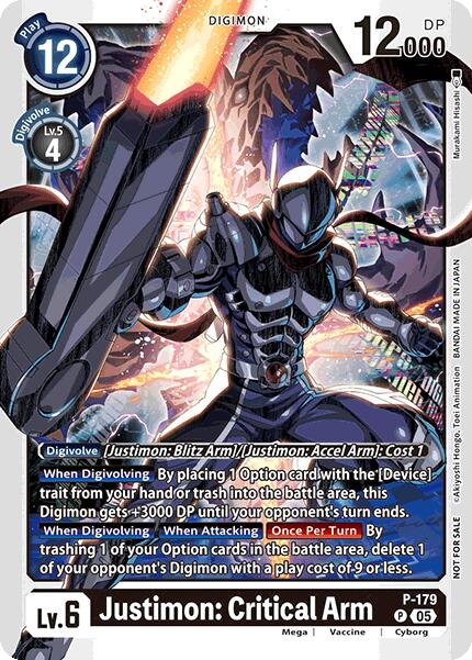 Justimon: Critical Arm (Store Tournament 2025 Vol.2 Participation Pack)