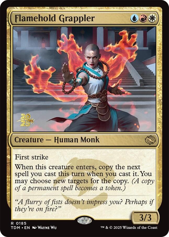 Flamehold Grappler [Tarkir: Dragonstorm Prerelease Cards]
