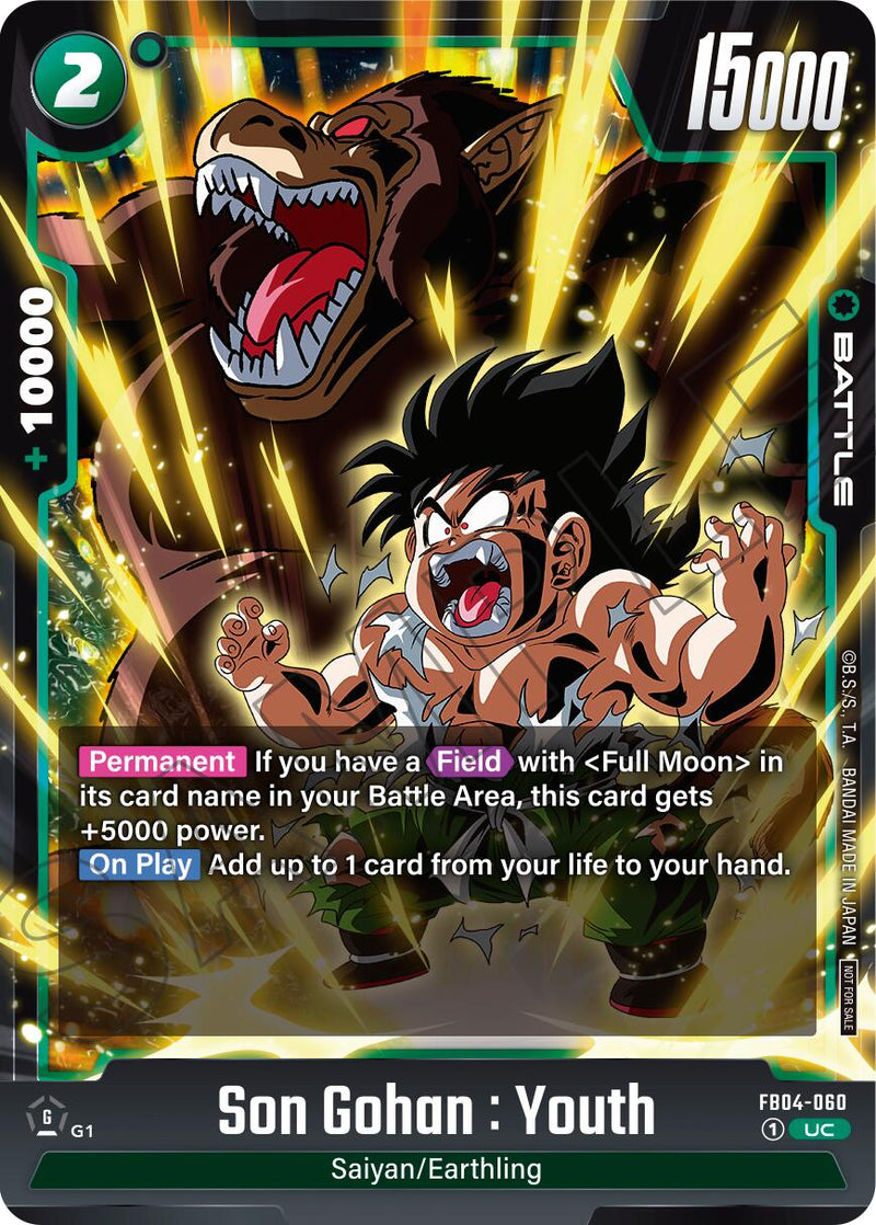 Son Gohan : Youth (Limited Pack 01) [Fusion World Promotion Cards]