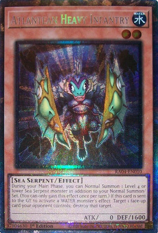 Atlantean Heavy Infantry [RA04-EN010] Collector's Rare