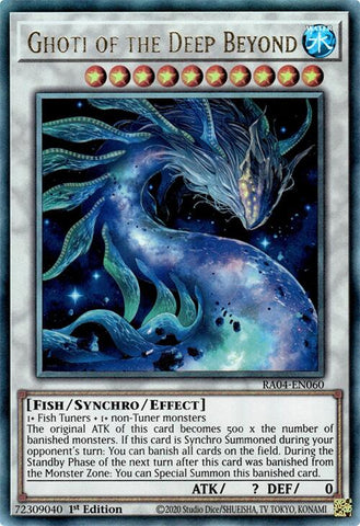 Ghoti of the Deep Beyond [RA04-EN060] Ultimate Rare