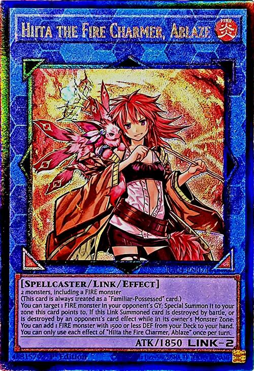 Hiita the Fire Charmer, Ablaze [RA04-EN074] Ultimate Rare
