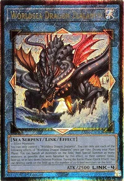 Worldsea Dragon Zealantis [RA04-EN082] Ultimate Rare