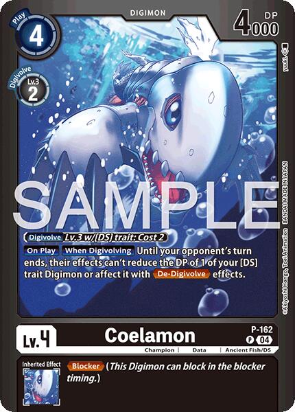 Coelamon [P-162] (Limited Card Pack -Billion Bullet-) [Digimon LIBERATOR Promos]