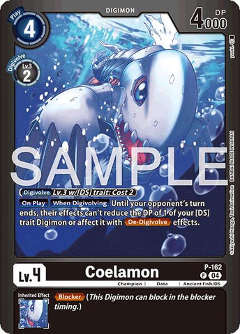Coelamon [P-162] (Limited Card Pack -Billion Bullet-) [Digimon LIBERATOR Promos]
