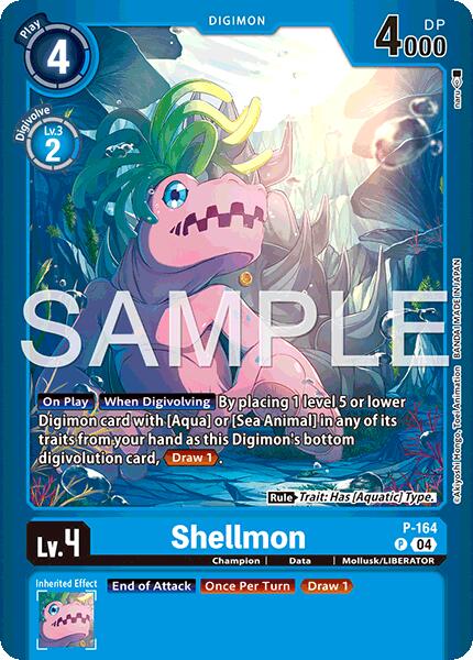 Shellmon [P-164] (Limited Card Pack -Billion Bullet-) [Digimon LIBERATOR Promos]