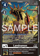 Landramon [P-167] (Limited Card Pack -Billion Bullet-) [Digimon LIBERATOR Promos]