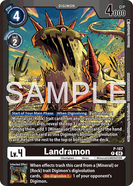 Landramon [P-167] (Limited Card Pack -Billion Bullet-) [Digimon LIBERATOR Promos]