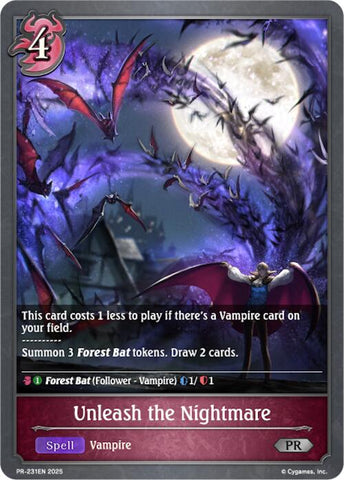 Unleash the Nightmare (PR-231EN) [Promotional Cards]