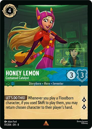 Honey Lemon - Costumed Catalyst (111/204) [Reign of Jafar]