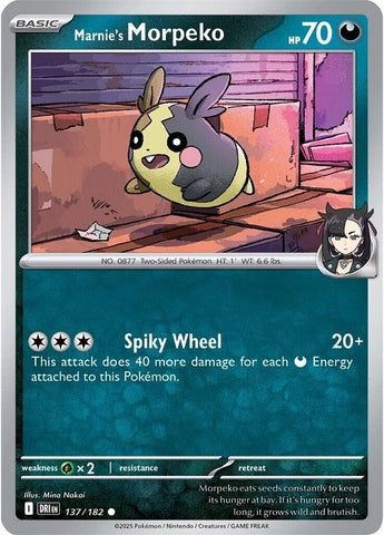 Marnie's Marpeko (137/182) [Scarlet & Violet: Destined Rivals]