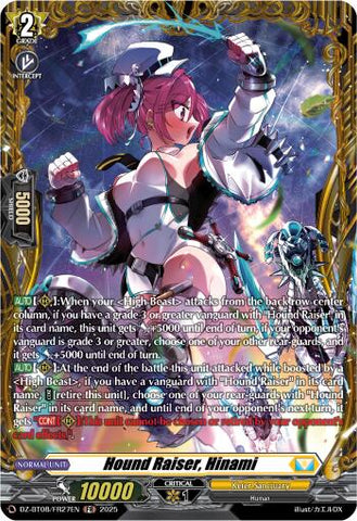 Hound Raiser, Hinami (DZ-BT08/FR27EN) [DZ-BT08: Knights 0f Rebirth]