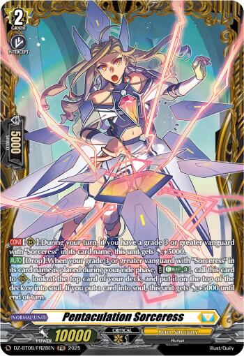 Pentaculation Sorceress (DZ-BT08/FR28EN) [DZ-BT08: Knights 0f Rebirth]