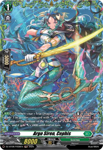 Argo Siren, Cephis (DZ-BT08/FR36EN) [DZ-BT08: Knights 0f Rebirth]