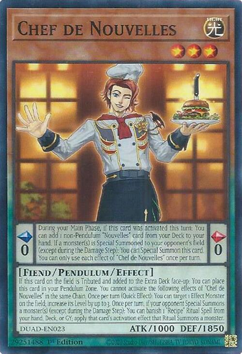 Chef de Nouvelles