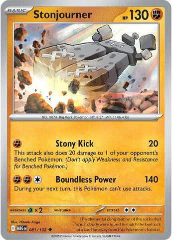 Stonjourner (081/132) [Mega Evolution: Base Set]