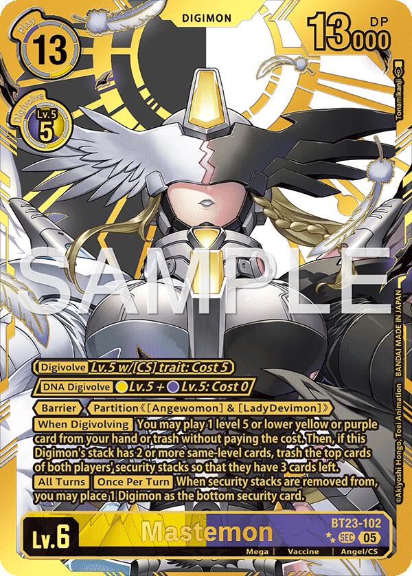 Mastemon [BT23-102] (Rare Pull) [Hackers' Slumber]