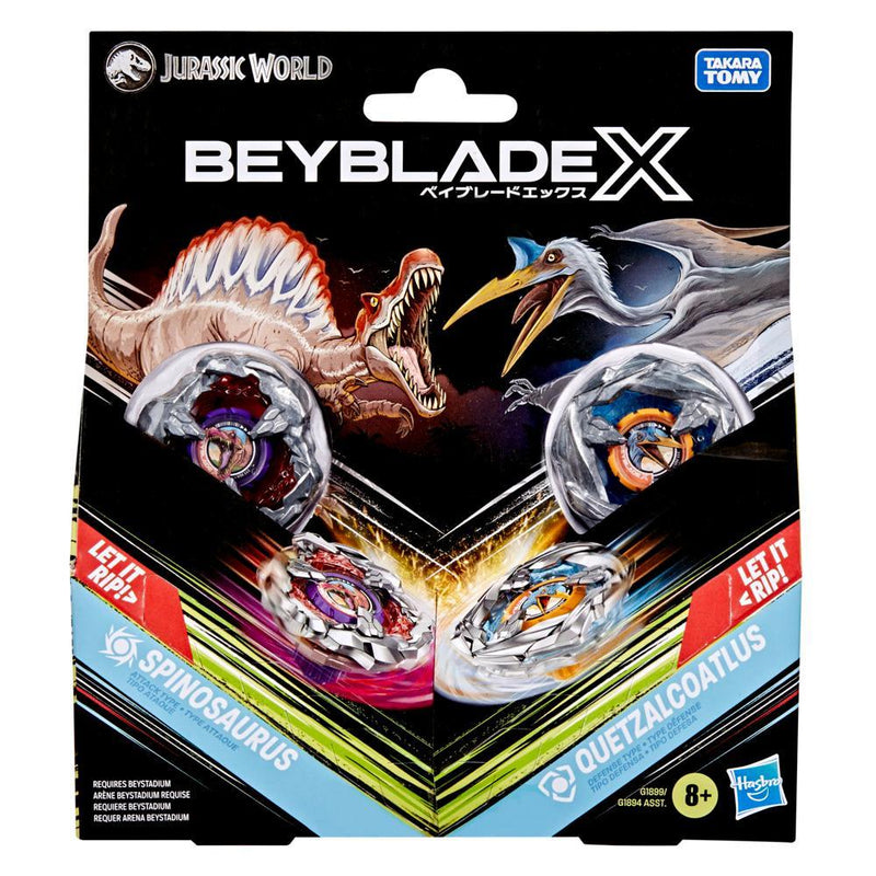 Beyblade X - Jurassic World Collab - Spinosaurus (Attack Type) / Quetzalcoatlus (Defense Type)