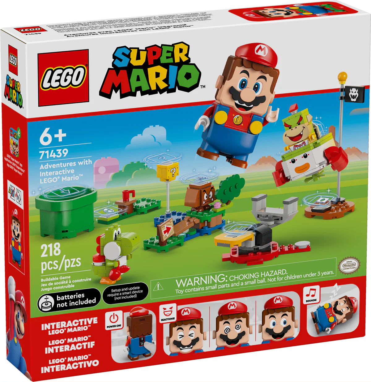 LEGO® Adventures With Interactive LEGO Mario™ Set 71439