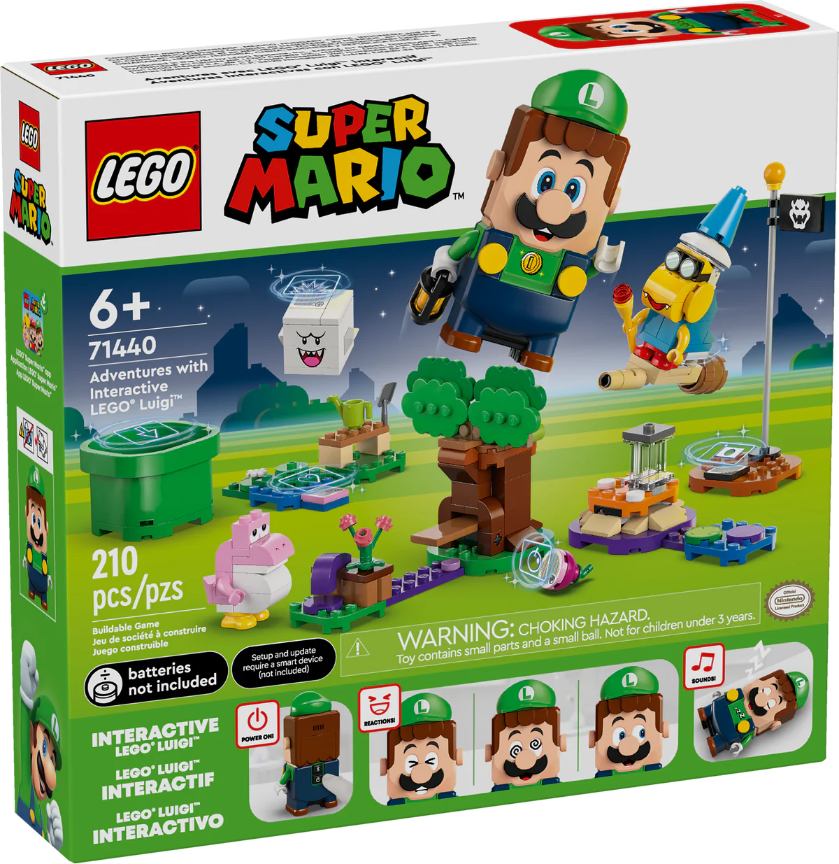 LEGO® Adventures With Interactive LEGO Luigi™ Set 71441