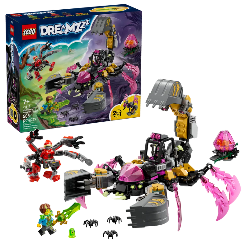 LEGO® DREAMZzz™ Nightmare Scorpion Digger Set 71513
