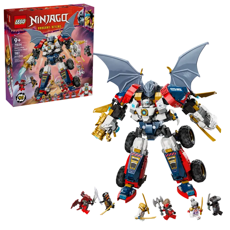 LEGO® NINJAGO® Zane's Ultra Combiner Mech Set 71834