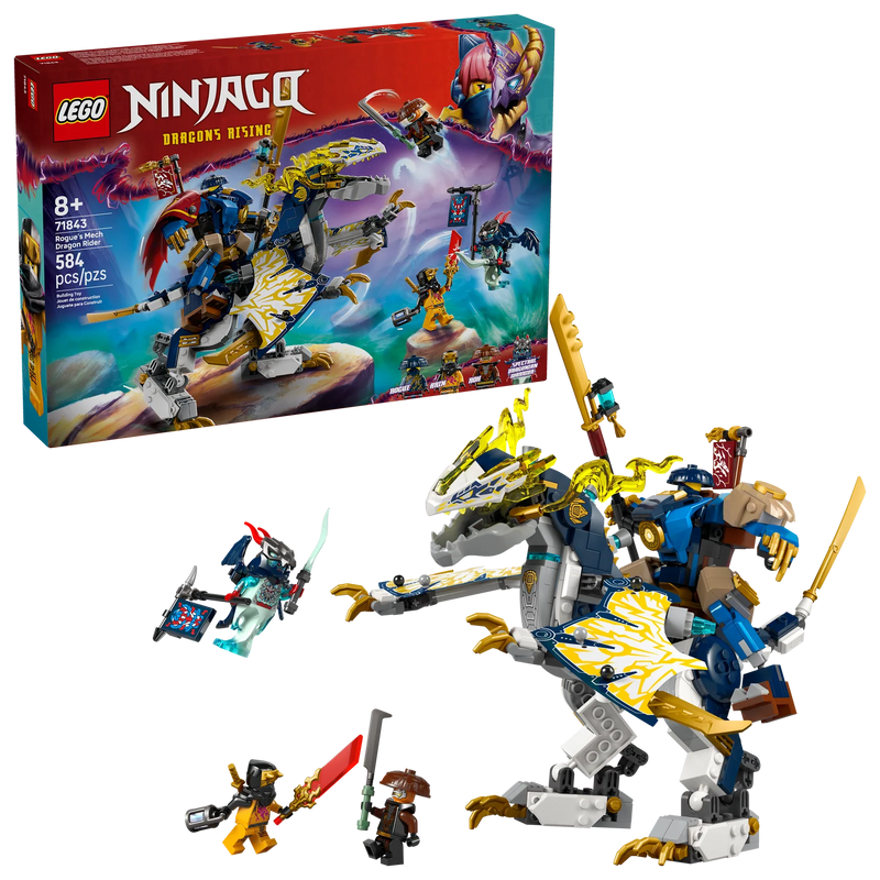 LEGO®  NINJAGO® Rogue's Mech Dragon Rider Set 71843